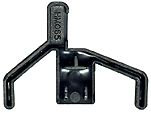 3-3810 Black Ab Pivot Shower Screen Handle End Cap