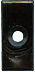 3-372 Emperor Shower Screen Rail End Cap - Black Or White