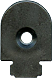 3-3740 Black Clarendon Shower Screen Fixed Lite End Cap