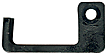 3-3905 Black Capral Classic Shower Screen 2 Panel Guide Block