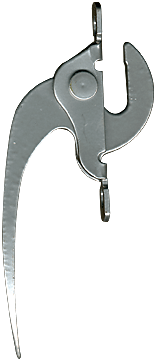 5-4054 Left Hand Casement Lever Handle - Silver