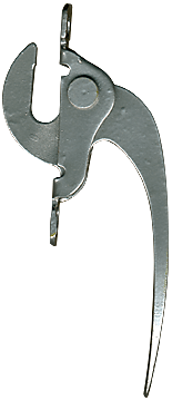 5-4064 Right Hand Casement Lever Handle - Silver