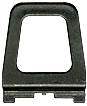 6-1020 Black Standard Flyscreen Finger Pull