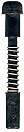 6-1080 Black Plastic Flyscreen Spring Plunger Pin