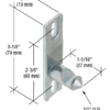 7-1380 Stegbar Sliding Door Lock Striker - Rollerco For Sliding Door, Windows &Amp; Shower Replacement Parts, Rollers &Amp; Accessories. Rollerco: 40 Years Strong! 7-1380 Stegbar Sliding Door Lock Striker - Image 3
