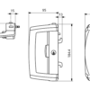 7-212 Lockwood Onyx Sliding Door Lock - Image 4