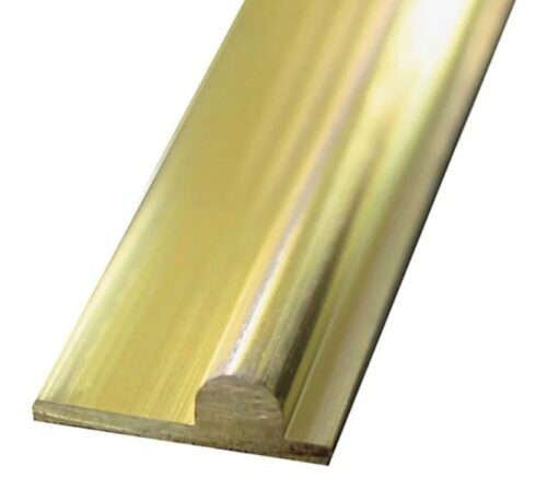 9-1115 Brass Sliding Door Track