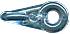 6-1450 Clear Flush Swivel Clip