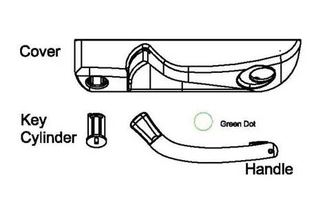5-397 Left Hand Finista Handle & Cover