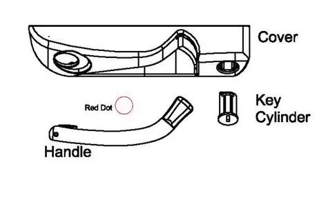 5-399 Right Hand Finista Lockable Cover & Handle