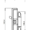 5-5520 Doric Archer Sliding Window Lock - Image 2