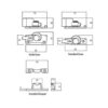 5-278 Wide Base Whitco Double Hung Lock - Image 2